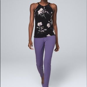 White House Black Market Floral Sleeveless Top NWT